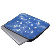 Cloud-Computing-Daten - Laptop-Sieb Laptopschutzhülle (Vorne Knopf)