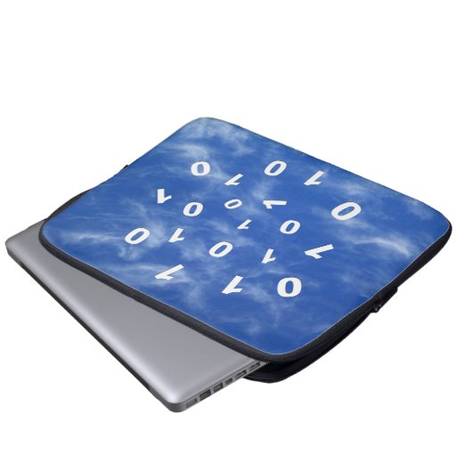 Cloud-Computing-Daten - Laptop-Sieb Laptopschutzhülle (Vorne Knopf)