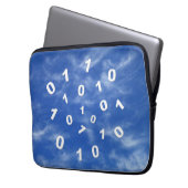 Cloud-Computing-Daten - Laptop-Sieb Laptopschutzhülle (Vorderseite Links)