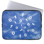 Cloud-Computing-Daten - Laptop-Sieb Laptopschutzhülle (Vorderseite)