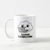Cloud Computing Funny Computer Weather Puff Kaffeetasse (Links)
