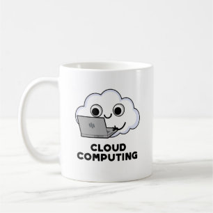 Cloud Computing Funny Computer Weather Puff Kaffeetasse