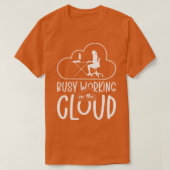 Cloud Computing Programmierer Codieren Beruflicher T-Shirt (Design vorne)