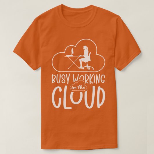 Cloud Computing Programmierer Codieren Beruflicher T-Shirt (Design vorne)
