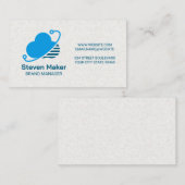 Cloud Computing | Tech Modern Data Logo Visitenkarte (Vorne/Hinten)