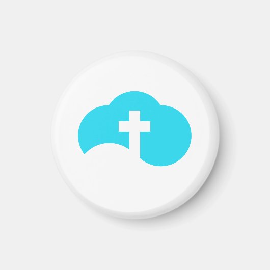 Cloud Cross Magnet (Vorne)