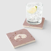 Cloud Cross Steinuntersetzer (Seitenansicht)