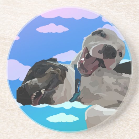 Cloud Cuddles Getränkeuntersetzer (Vorne)