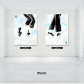 Cloud Dancer 001 #Abstract #MJ #MichaelJackson Leinwanddruck