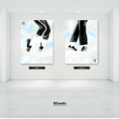 Cloud Dancer 002 #Abstract #MJ #MichaelJackson Leinwanddruck