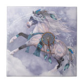 Cloud Dancer Art Tile Fliese (Vorderseite)