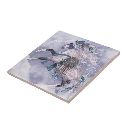 Cloud Dancer Art Tile Fliese (Seite)
