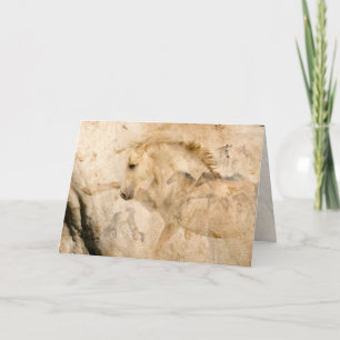 Cloud der Verteidiger, 5" x 7" gefaltete Grußkarte Karte