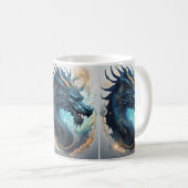 cloud dragon coffee mug kaffeetasse (VorderseiteRechts)