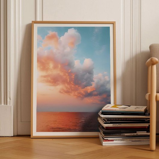 Cloud-Druck Himmelposter Sky Print Moody Print Son Poster