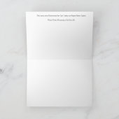 Cloud durch Cheshire Postcard Karte (Innenseite)