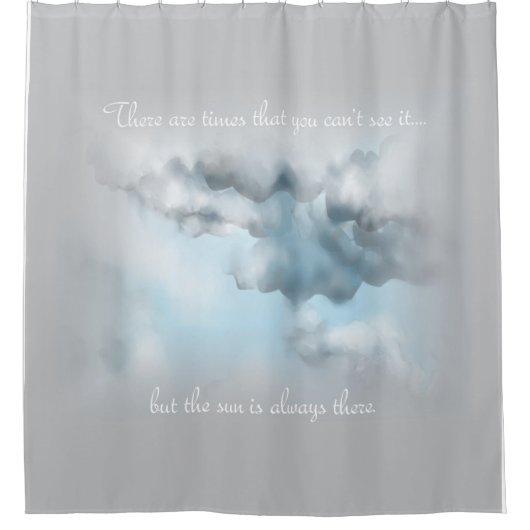 Cloud-Duschvorhang Duschvorhang (Vorderseite)