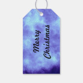 Cloud Effect – Blue Gift Tags Geschenkanhänger (Rückseite)