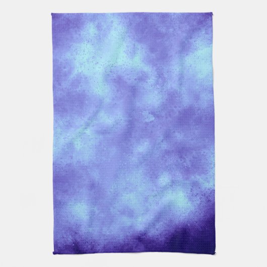 Cloud Effect Blue Storm Handtuch (Vertikal)