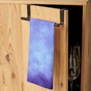 Cloud Effect Blue Storm Handtuch
