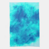 Cloud Effect Blue Tee Handtuch (Vertikal)