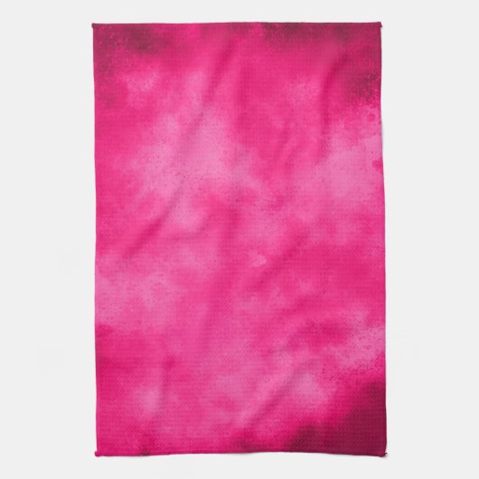 Cloud Effect Magenta Handtuch (Vertikal)