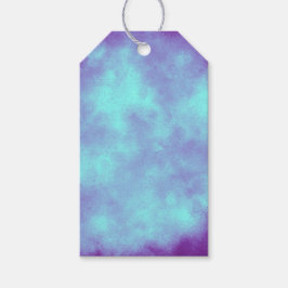 Cloud Effect – Purple & Blue Gift Tags  Geschenkanhänger