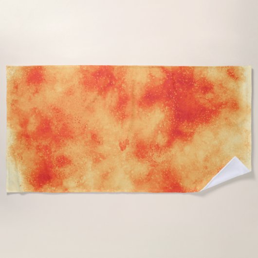 Cloud-Effekt des Red Star Clusters Strandtuch (Vorderseite)