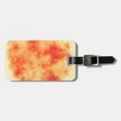 Cloud-Effekt Orange-Gepäckmarke Gepäckanhänger (Vorderseite horizontal)