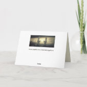 Cloud Engel Grußkarte Karte (Rückseite)