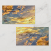 Cloud Fantasy Business Card Visitenkarte (Vorne/Hinten)