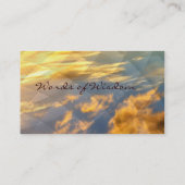 Cloud Fantasy Business Card Visitenkarte (Rückseite)