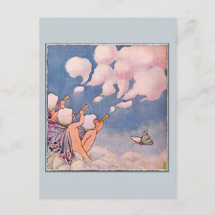 Cloud-Feen Wolken machen Postkarte