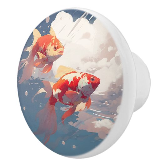 Cloud Fish Keramikknauf (Rechts)