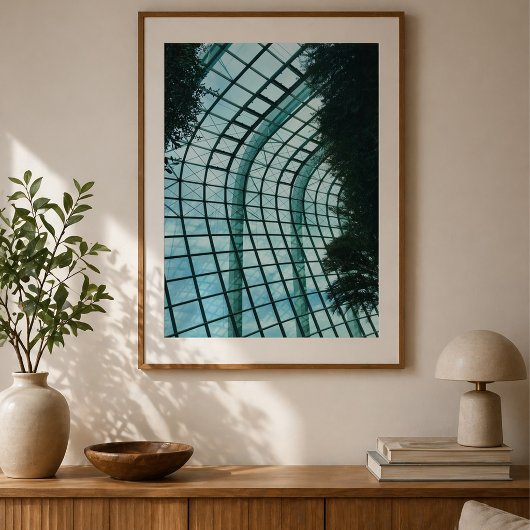 Cloud Forest Glasgewächshausdach Poster