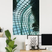 Cloud Forest Glass Conservatory Roof Poster (Heimbüro)