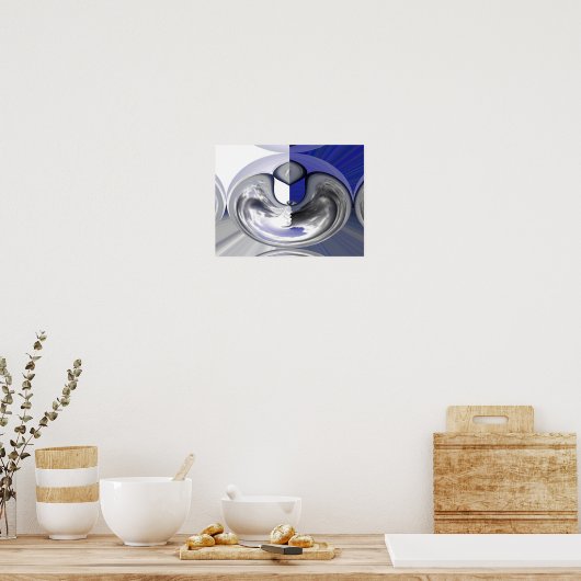 Cloud-Formen Poster (Küche)