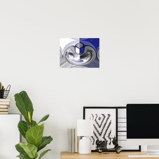 Cloud-Formen Poster (Heimbüro)
