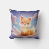 Cloud Fox Dream Kissen (Vorderseite)