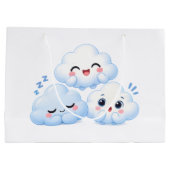 Cloud Friends Trio Große Geschenktüte (Rückseite)