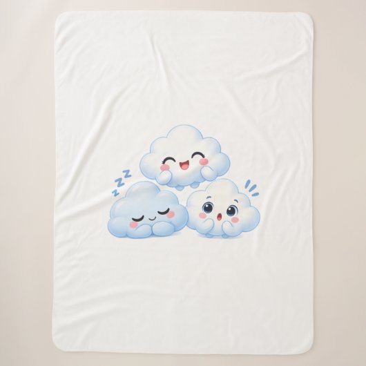 Cloud Friends Trio Sherpadecke (Vorderseite)