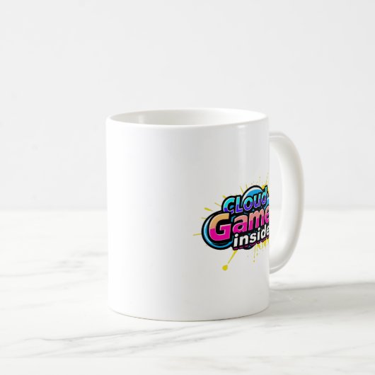 Cloud Gamers Kaffeetasse (VorderseiteRechts)
