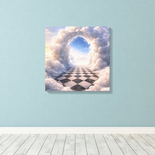 Cloud Gateway Leinwanddruck (Insitu (Holzboden))