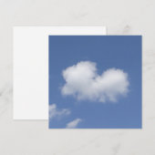 Cloud Heart Flat Card (Vorne/Hinten)