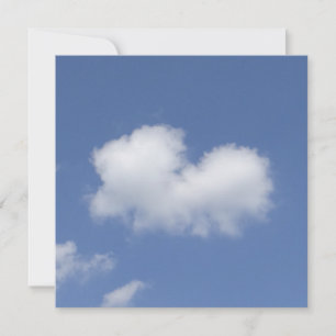 Cloud Heart Flat Card