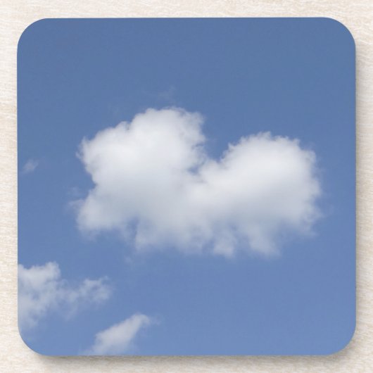 Cloud Heart Getränkeuntersetzer (Vorderseite)