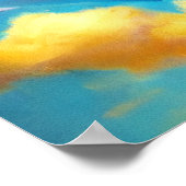 Cloud Heart in Day Poster (Ecke)