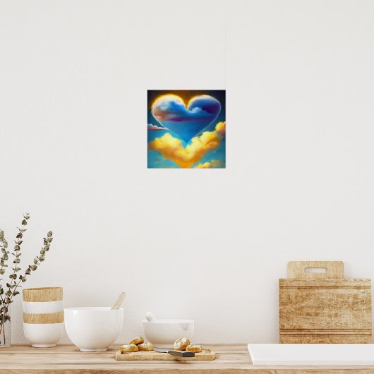 Cloud Heart in Day Poster (Küche)