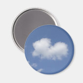 Cloud Heart Magnet (Vorderseite/Rückseite)