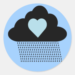 Cloud Heart Sticker